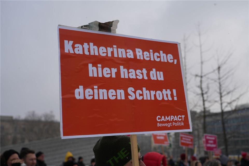 Campact kritisiert die Reformpläne von Katherina Reiche (CDU). Manuel Genolet/dpa