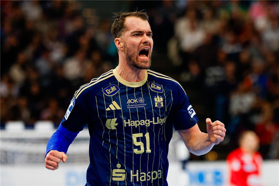 Casper Mortensen und der HSV Hamburg spielten beim TBV Lemgo Lippe. (Archivbild)Frank Molter/dpa