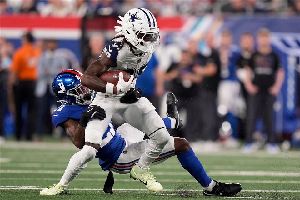 CeeDee Lamb erzielte einen der zwei Touchdowns der Cowboys.Bryan Woolston/AP/dpa