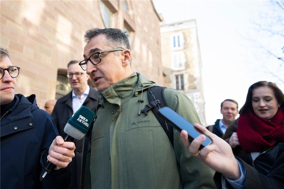 Cem Özdemir (Grüne) hat sich zum Ziel gesetzt, weiter voranzukommen.Marijan Murat/dpa