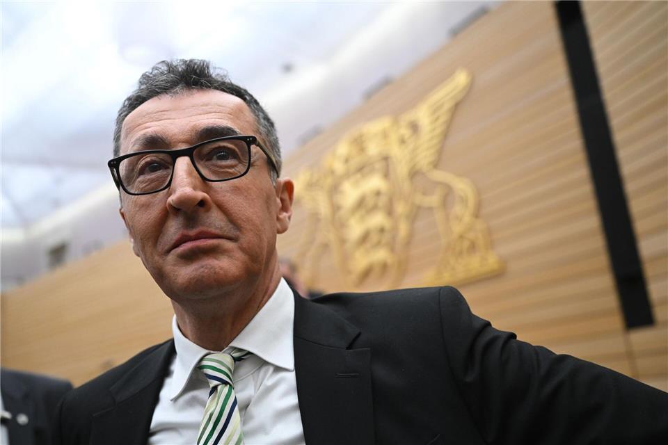 Cem Özdemir hat mit den Grünen die Wahl hauchdünn gewonnen. Marijan Murat/dpa