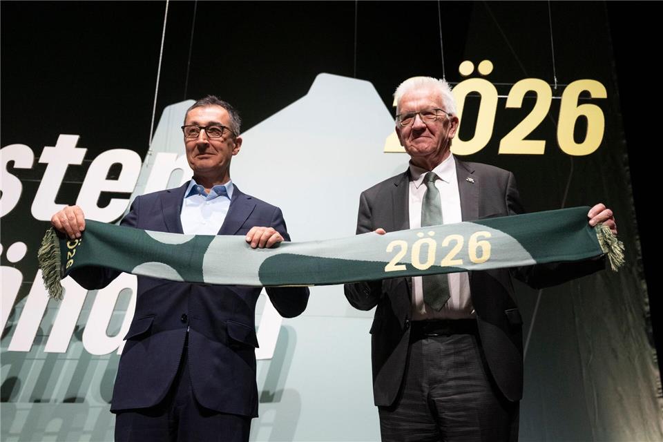 Cem Özdemir soll nach dem Willen der Grünen der Nachfolger von Ministerpräsident Winfried Kretschmann werden. (Archivbild)Marijan Murat/dpa