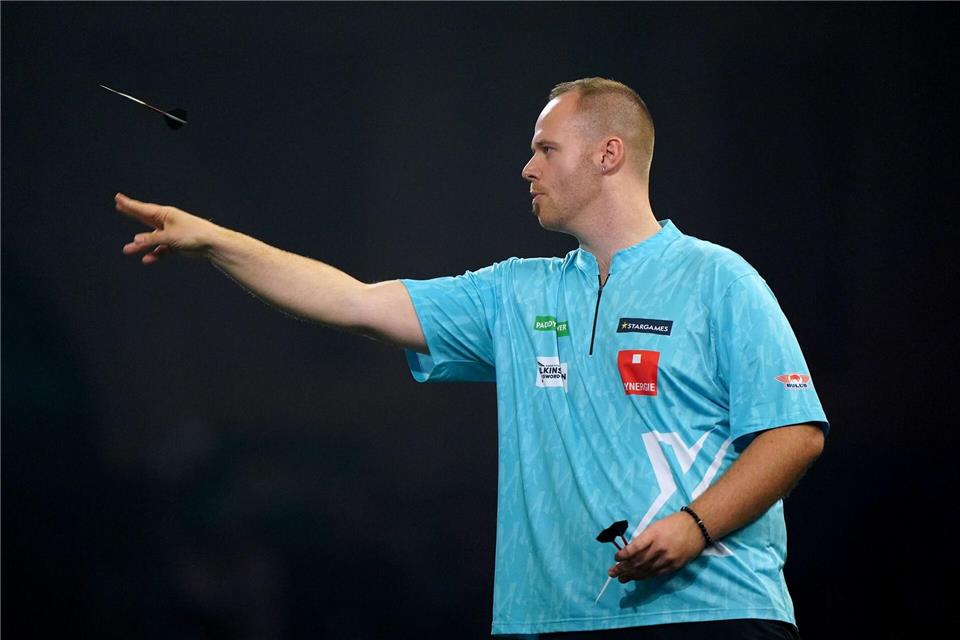 Chancenlos gegen Luke Woodhouse: Max Hopp.Bradley Collyer/PA/AP/dpa