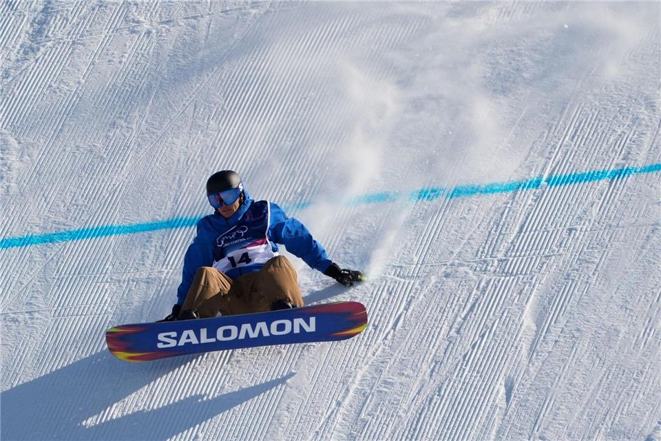 Chancenlos in den Freestyle-Wettbewerben: Noah VicktorLindsey Wasson/AP/dpa