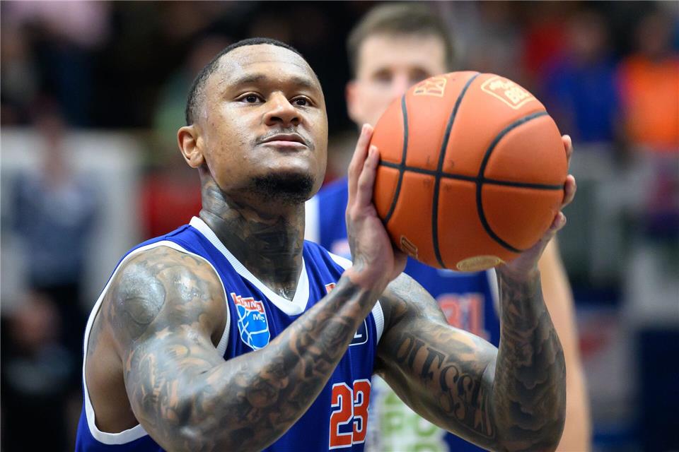 Charles Callison erzielte in Bamberg 12 Punkte für den MBC.Hendrik Schmidt/dpa