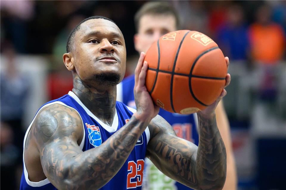 Charles Callison trug mit 25 Punkten maßgeblich zum ungefährdeten Erfolg gegen Heidelberg bei.Hendrik Schmidt/dpa