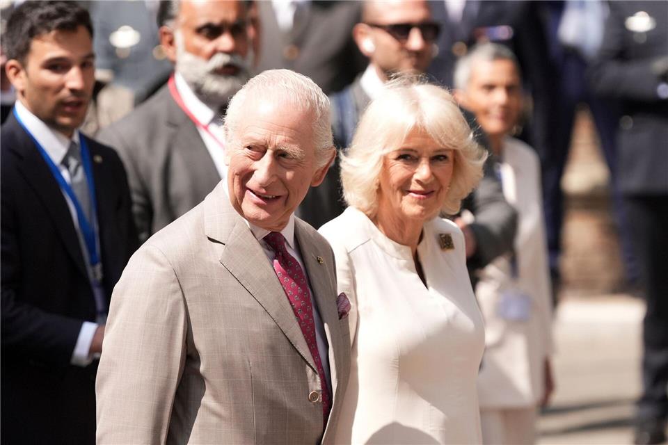 Charles und Camilla sind seit 2005 verheiratet.Massimo Paolone/LaPresse via AP/dpa