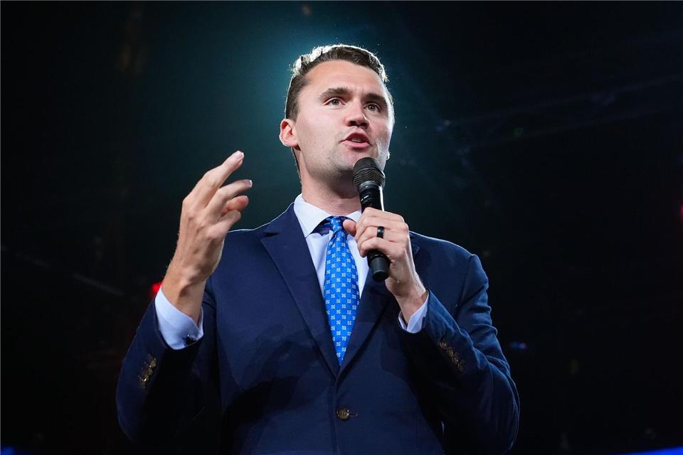 Charlie Kirk wurde im vergangenen Monat erschossen. (Archivbild)Ross D. Franklin/AP/dpa
