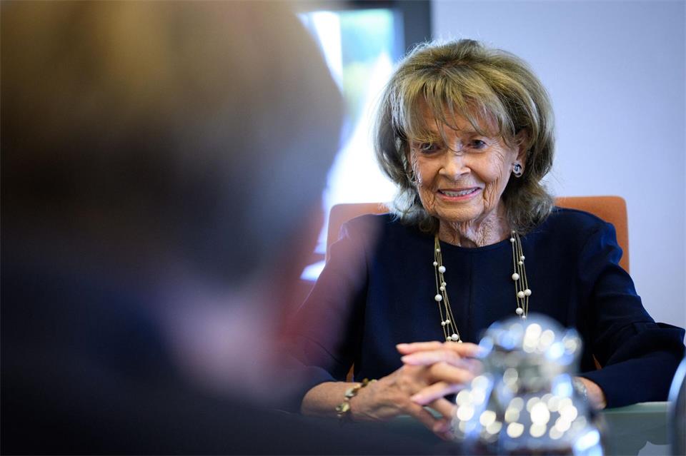 Charlotte Knobloch, Präsidentin der Israelitischen Kultusgemeinde München und Oberbayern, warnt vor einem Berliner Senat mit Linken-Spitzenkandidatin Elif Eralp als Regierende Bürgermeisterin. (Archivbild)Bernd von Jutrczenka/dpa