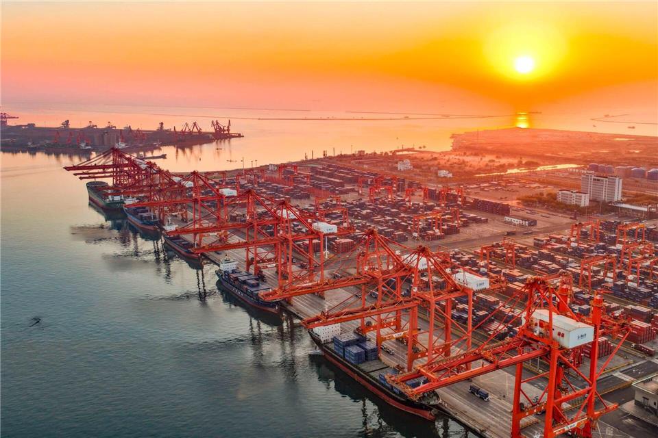 Chinas Wirtschaftsleistung lebt vom Export. (Symbolbild) Liu Mancang/XinHua/dpa