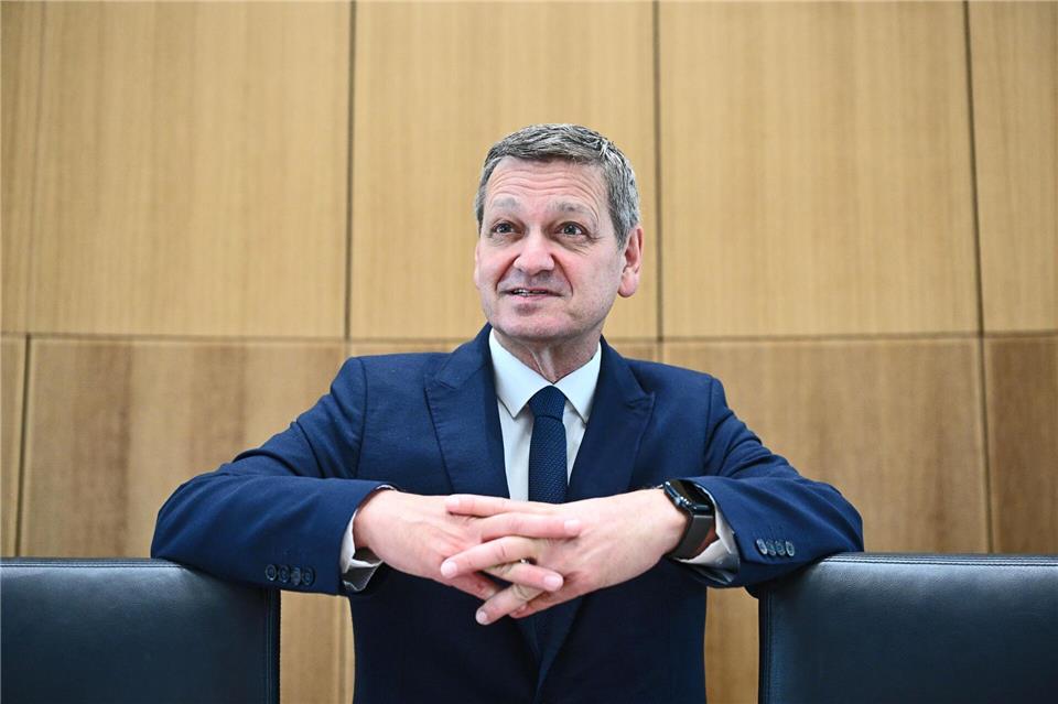 Christian Baldauf eröffnete Anfang dieser Woche als Alterspräsident die konstituierende Sitzung des neuen Landtages. (Archivbild)Boris Roessler/dpa