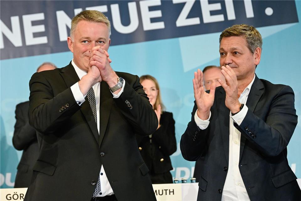 Christian Baldauf (rechts) ist der dienstälteste Abgeordnete in Rheinland-Pfalz.Uwe Anspach/dpa