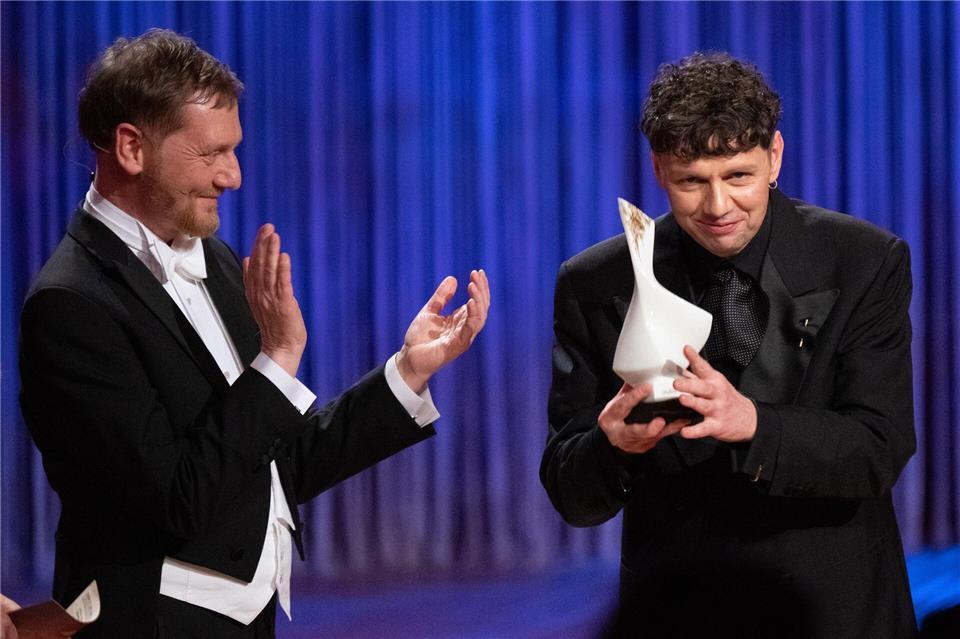Christian Friedel erhielt den Choros-Preis.Sebastian Kahnert/dpa