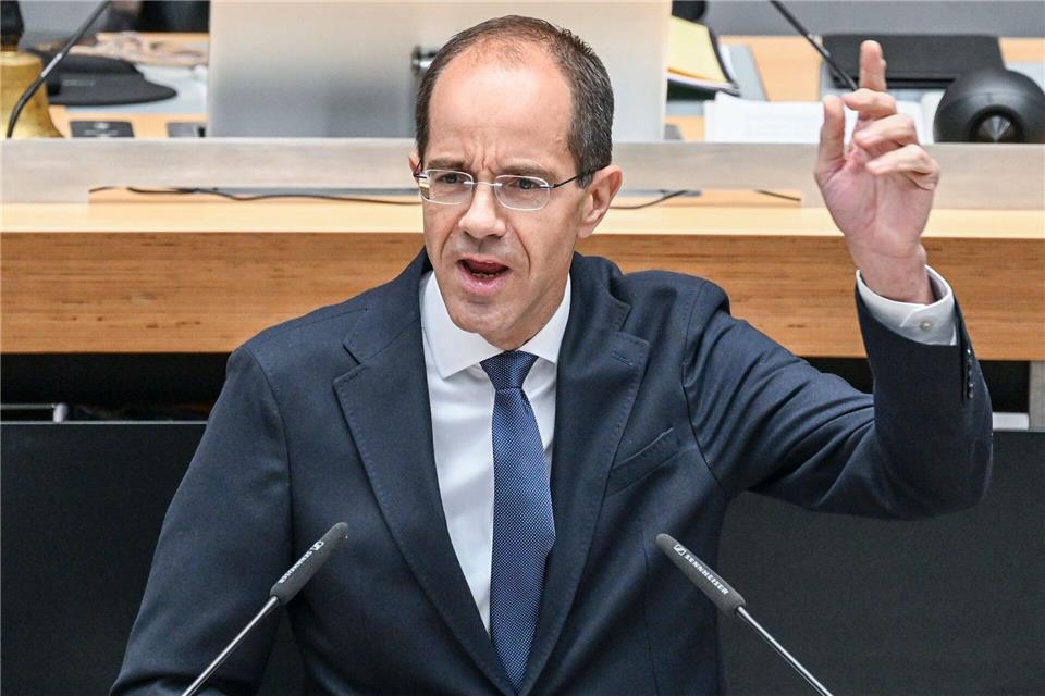 Christian Gräff (CDU) hielt im Berliner Landesparlament oft kämpferische Reden. (Archivbild)  Jens Kalaene/dpa