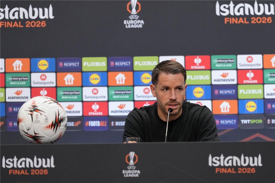 Christian Günter bekam von seiner Tochter den Auftrag, im Finale ein Tor zu schießen.Francisco Seco/Pool AP/AP/dpa