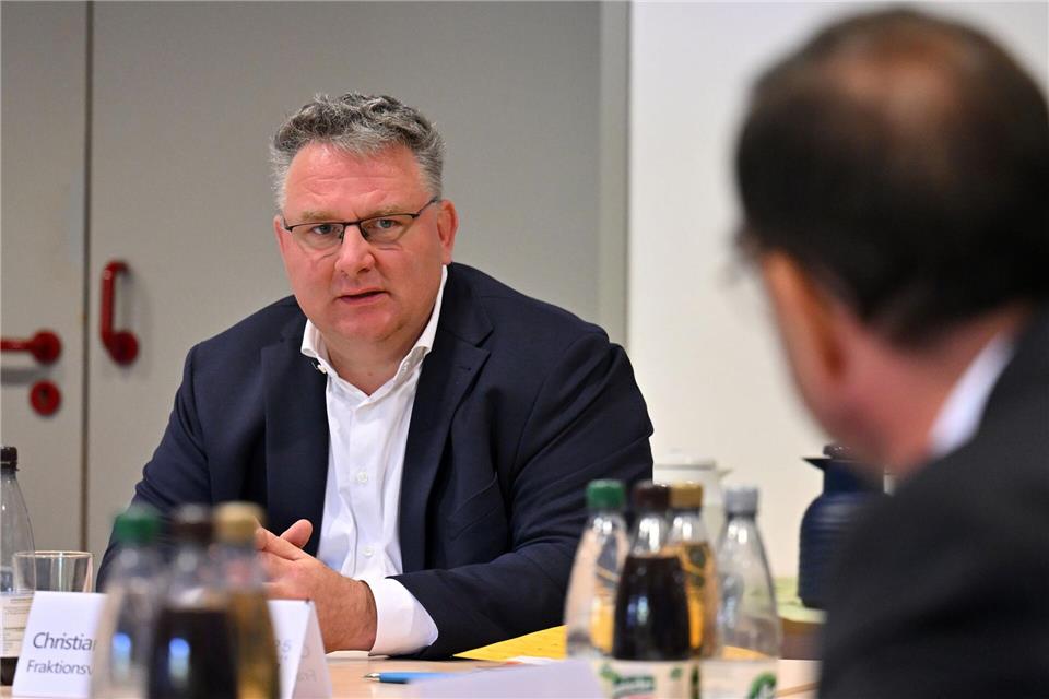 Christian Hartmann, Vorsitzender der CDU-Fraktion des Sächsischen Landtags. CDU und CSU schmieden eine „Allianz der Freistaaten“.Martin Schutt/dpa
