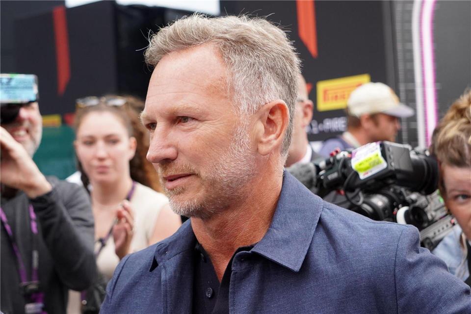 Christian Horner ist zurück im Fahrerlager.Matthew Vincent/PA Wire/dpa