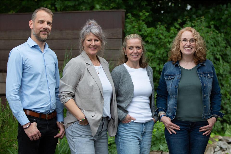 Christian Uebbing (v.l.), Ramona Woschkowiak, Doris Pennekamp und Carina Banken-Eißing sind Mitarbeiter der EUTB im Kreis Borken.