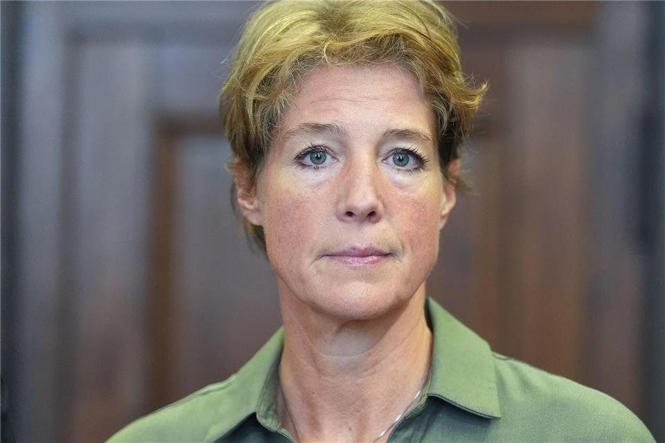 Christina Block beteuert erneut ihre Unschuld.Marcus Brandt/dpa Pool/dpa