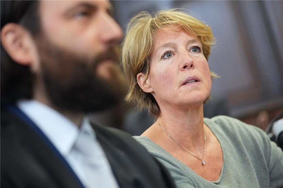 Christina Block soll die Entführung in Auftrag gegeben haben.Marcus Brandt/Pool dpa/dpa