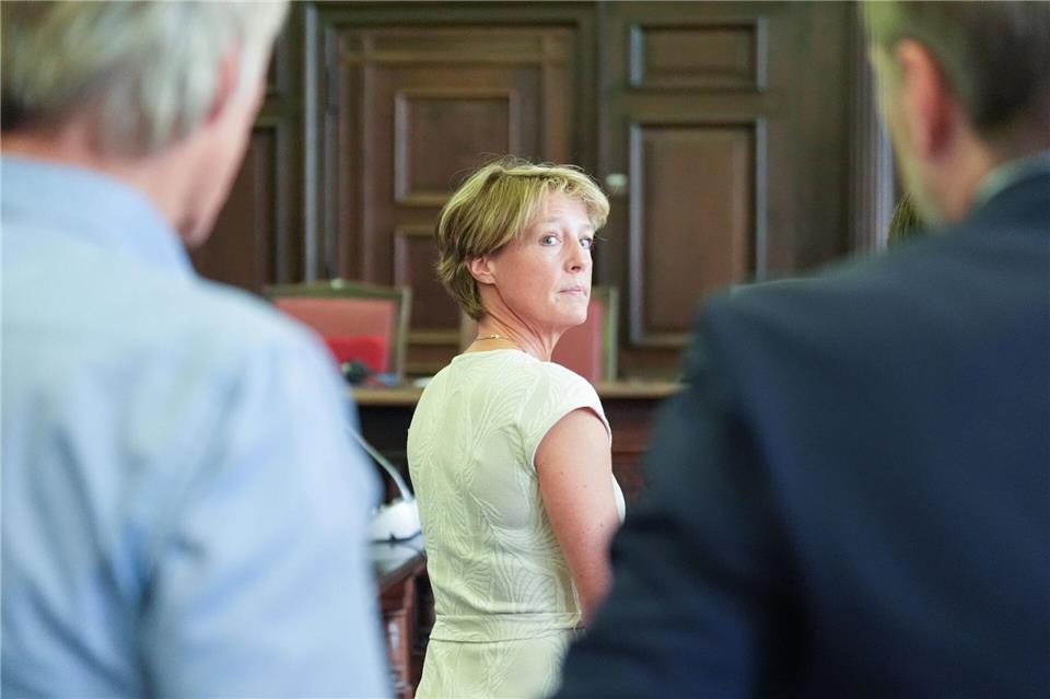 Christina Block steht seit 13 Monaten in Hamburg vor Gericht.Marcus Brandt/dpa
