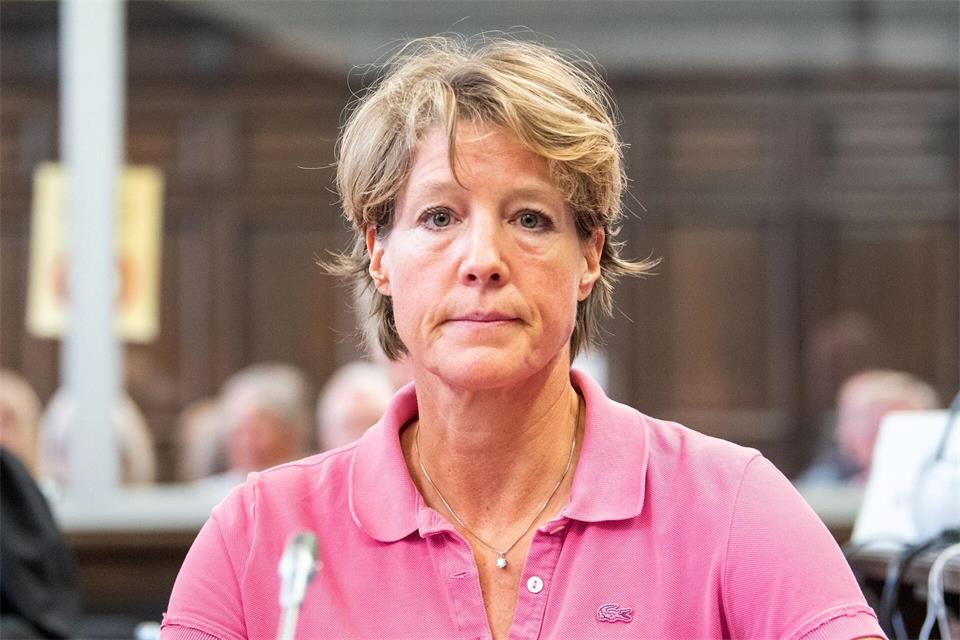 Christina Block steht seit mehr als einem Jahr in Hamburg vor Gericht.Daniel Bockwoldt/dpa Pool/dpa