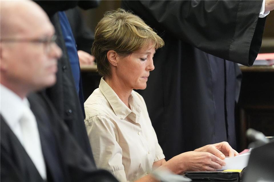 Christina Block während des Prozesses wegen mutmaßlicher Kindesentführung im Landgericht Hamburg. Marcus Brandt/dpa-POOL/dpa