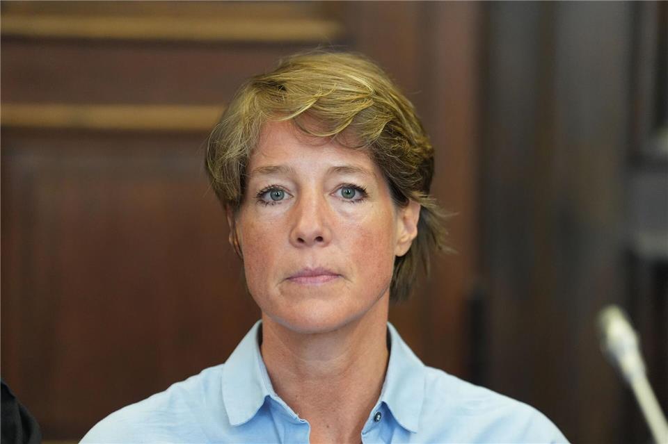 Christina Block wollte nach Worten eines Verteidigers nicht auf ihre Umgangsrechte für die Kinder in Deutschland verzichten.Marcus Brandt/dpa pool/dpa
