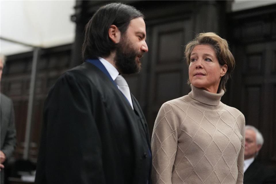 Christina Blocks Anwalt Ingo Bott fordert die Einstellung des Verfahrens.Marcus Brandt/Pool dpa/dpa