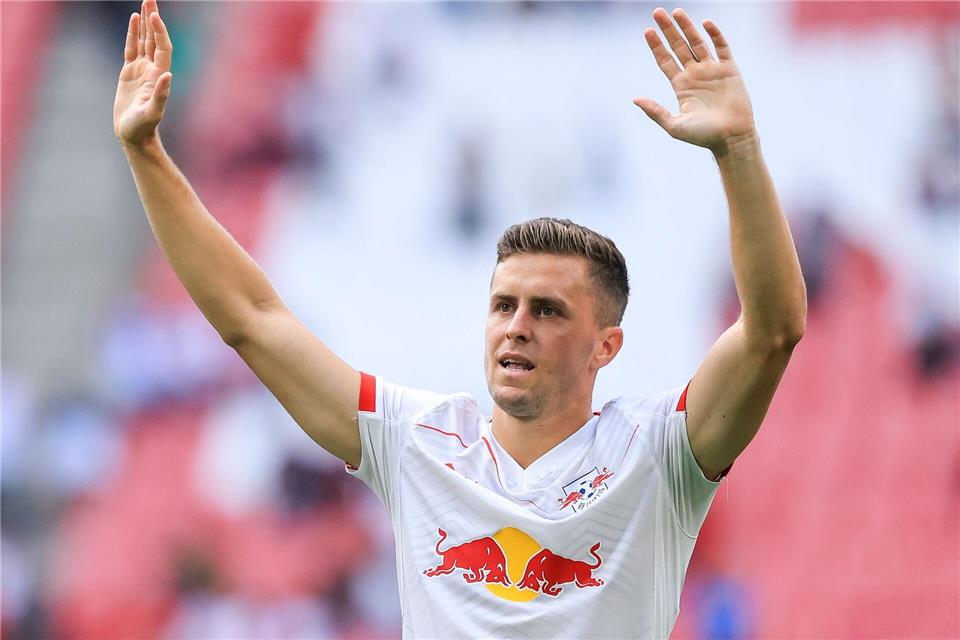 Christoph Baumgartner hatte nach dem Spiel noch eine wichtige Botschaft an die Fans.Jan Woitas/dpa