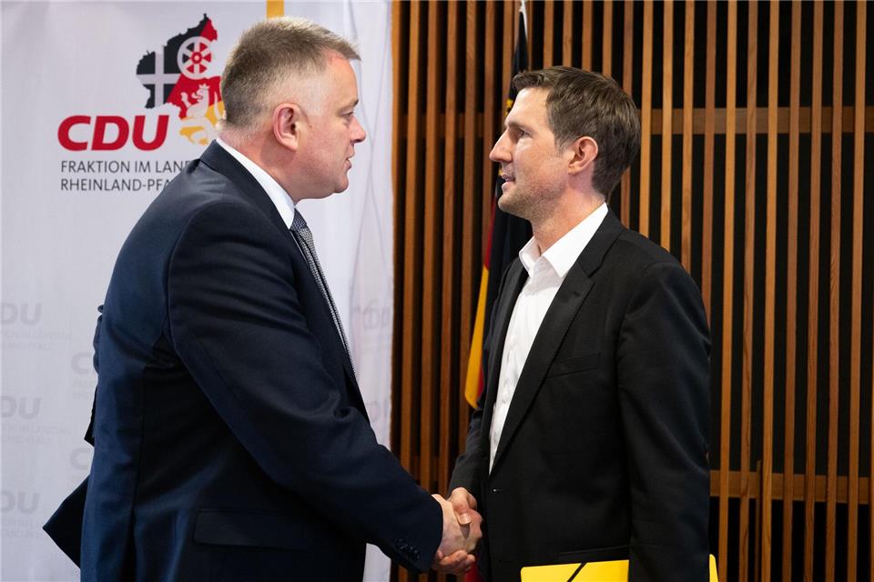 Christoph Gensch folgt Gordon Schnieder an der Spitze der CDU-Landtagsfraktion in Rheinland-Pfalz nach. Florian Wiegand/dpa