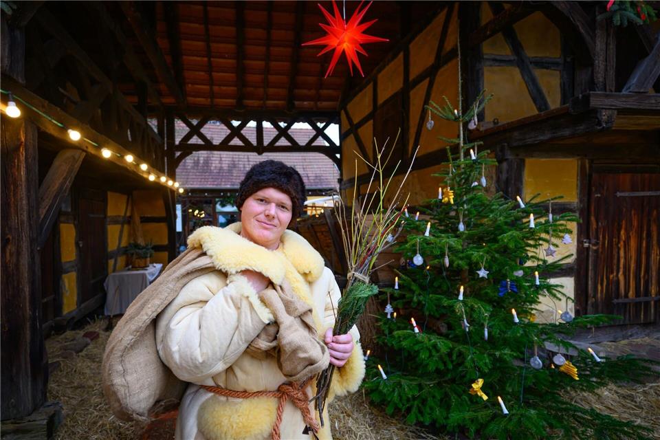 Christoph Möller schlüpft seit acht Jahren in die Rolle des Rumpodich. Patrick Pleul/dpa