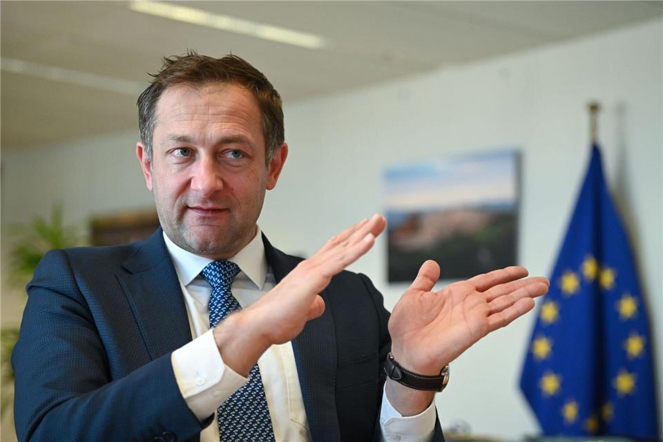 Christophe Hansen ist seit 2024 der Kommissar für Landwirtschaft und Ernährung der Europäischen Kommission.Katharina Kausche/dpa