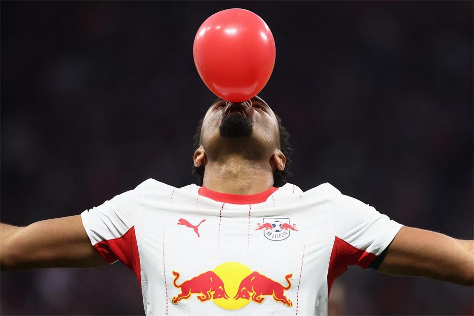 Christopher Nkunku traf in der ersten Halbzeit dreifach. Jan Woitas/dpa