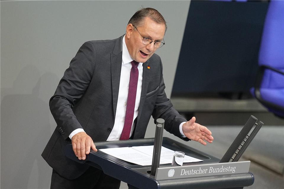 Chrupalla hatte das erste Wort. Michael Kappeler/dpa