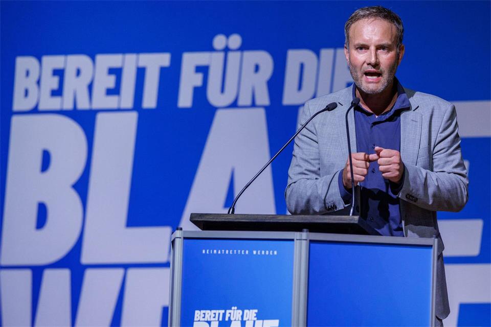 Co-Landeschef Enrico Schult ist AfD-Spitzenkandidat auf der Landesliste. (Archivbild)Jens Büttner/dpa