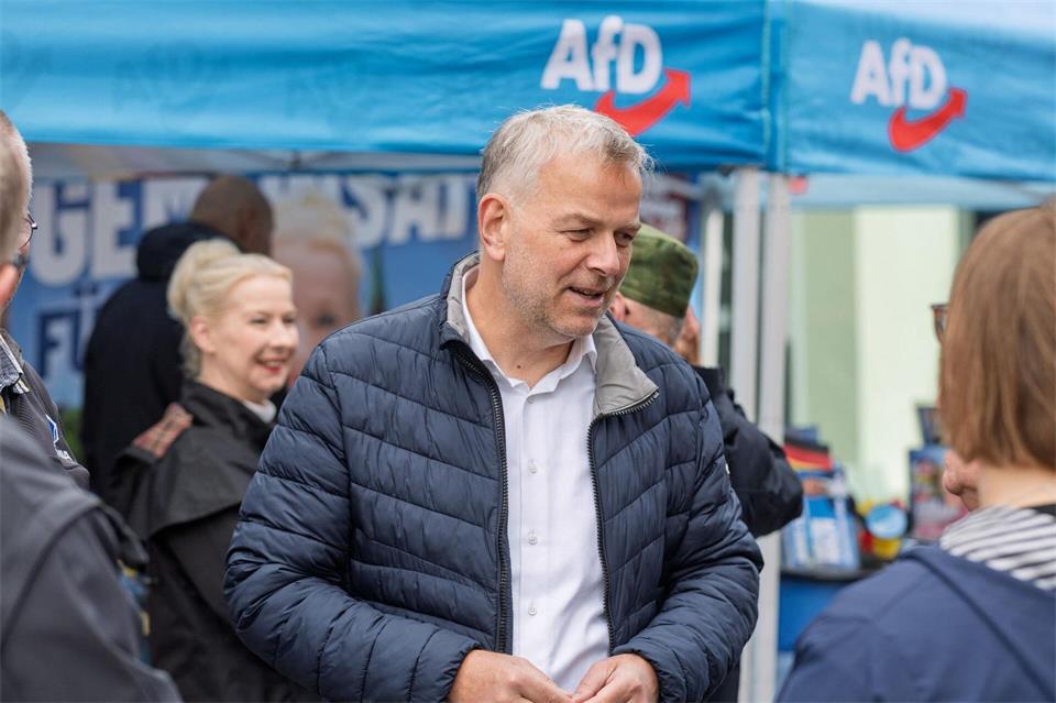 Co-Landeschefs Leif-Erik Holm ist AfD-Ministerpräsidentenkandidat. (Archivbild)Markus Scholz/dpa