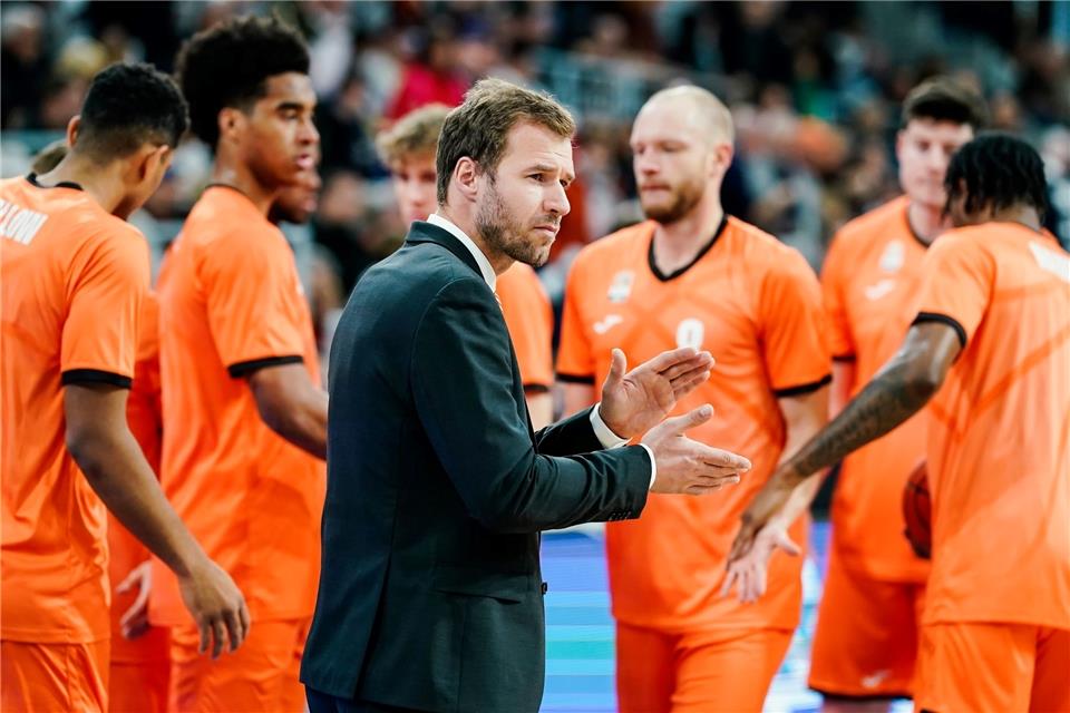 Coach Anton Gavel zog mit Ulm nach einem deutlichen Sieg gegen Rostock in die BBL-Playoffs ein.