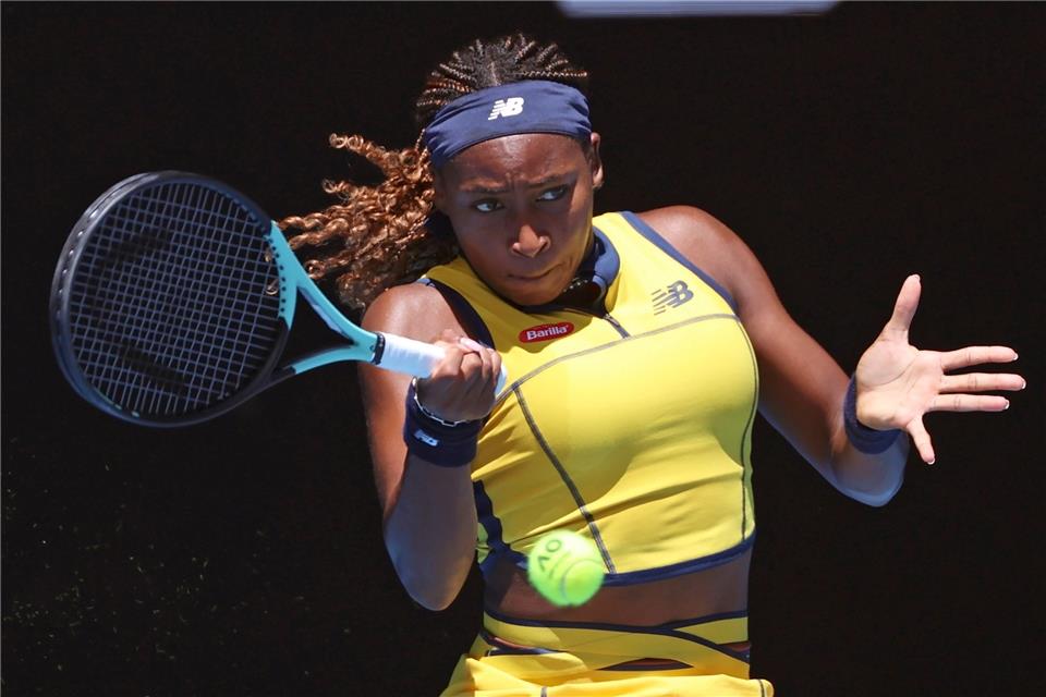 Coco Gauff setzt ein Ausrufezeichen: Ohne Mühe erreicht sie bei den Australian Open die zweite Runde.