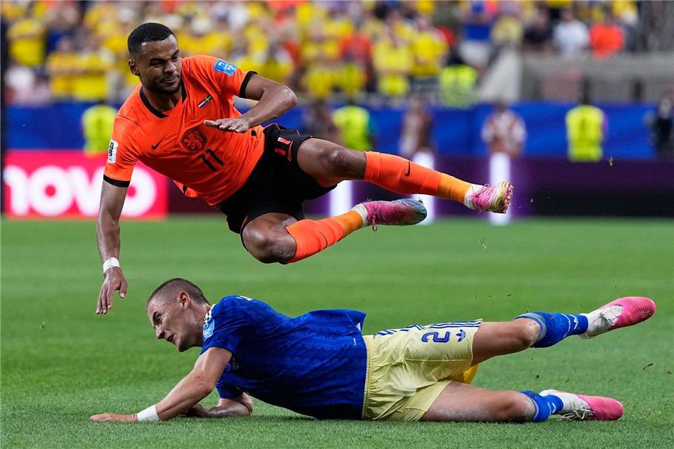 Cody Gakpo muss während der WM einen persönlichen Schicksalsschlag verkraften. (Archivbild)Ashley Landis/AP/dpa