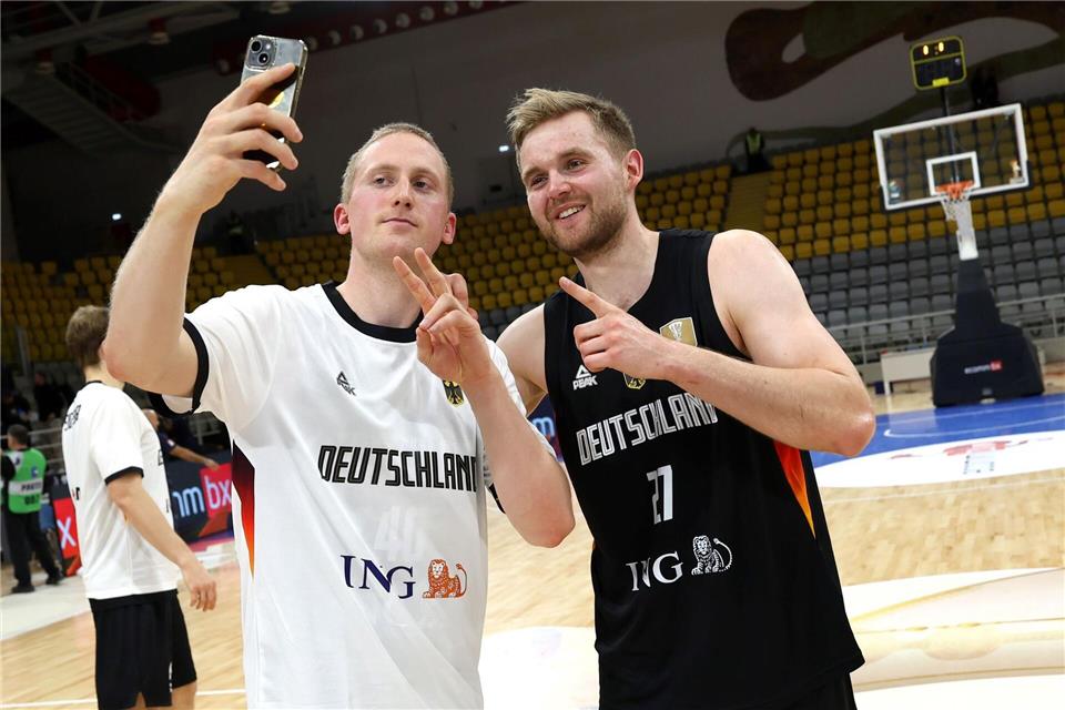 Collin Welp und Till Pape feierten auf Zypern ihr Länderspiel-Debüt.Matthias Stickel/dpa