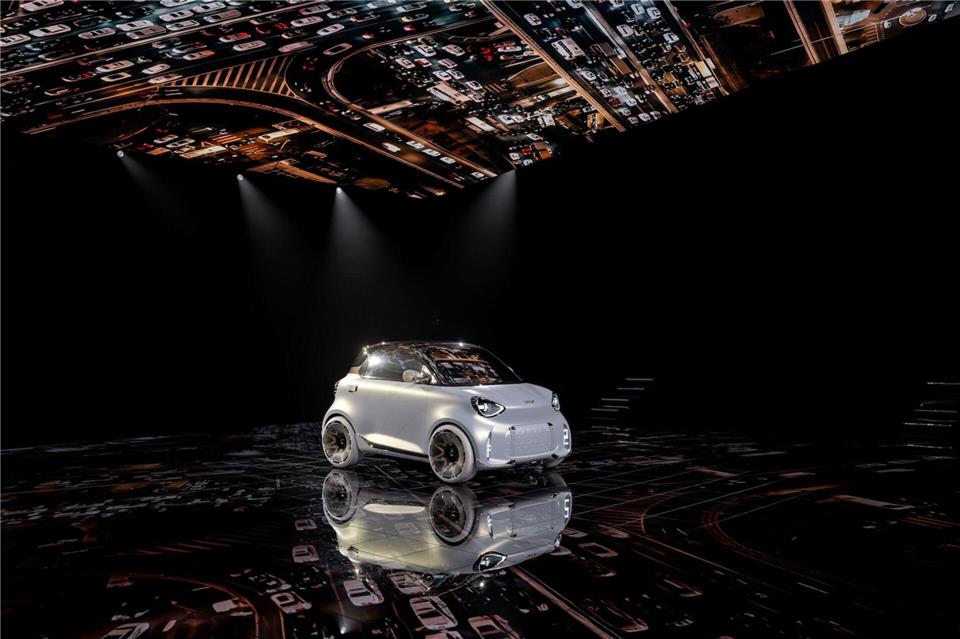 Comeback des Zweisitzers: Für dem #2 stellt smart eine Reichweite von knapp 300 Kilometern in Aussicht.smart Europe/dpa-tmn