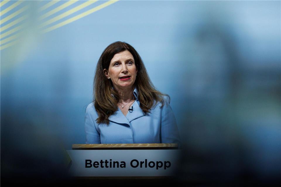 Commerzbank-Chefin Bettina Orlopp betont immer wieder die Eigenständigkeit ihres Hauses (Archivbild).Hannes P Albert/dpa
