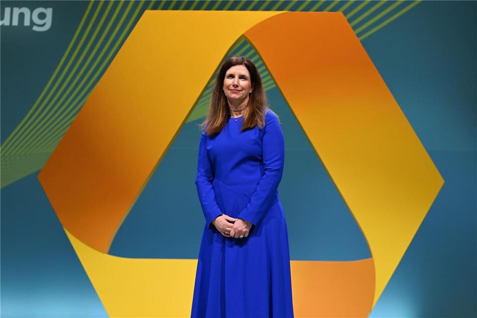 Commerzbank-Chefin Bettina Orlopp dringt auf mehr Reformtempo (Archivbild)Arne Dedert/dpa