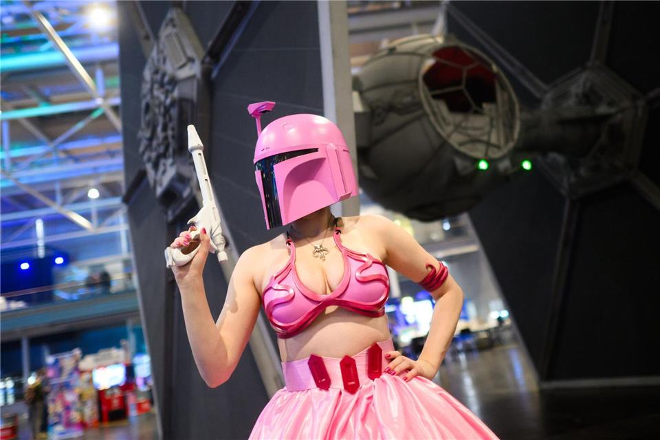 Cosplay-Wettbewerb auf Computerspieltreffen in HannoverJulian Stratenschulte/dpa