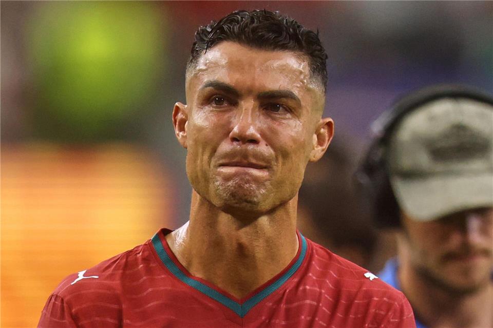 Cristiano Ronaldo erlebte einen tränenreichen WM-Abschied. Gareth Patterson/AP/dpa