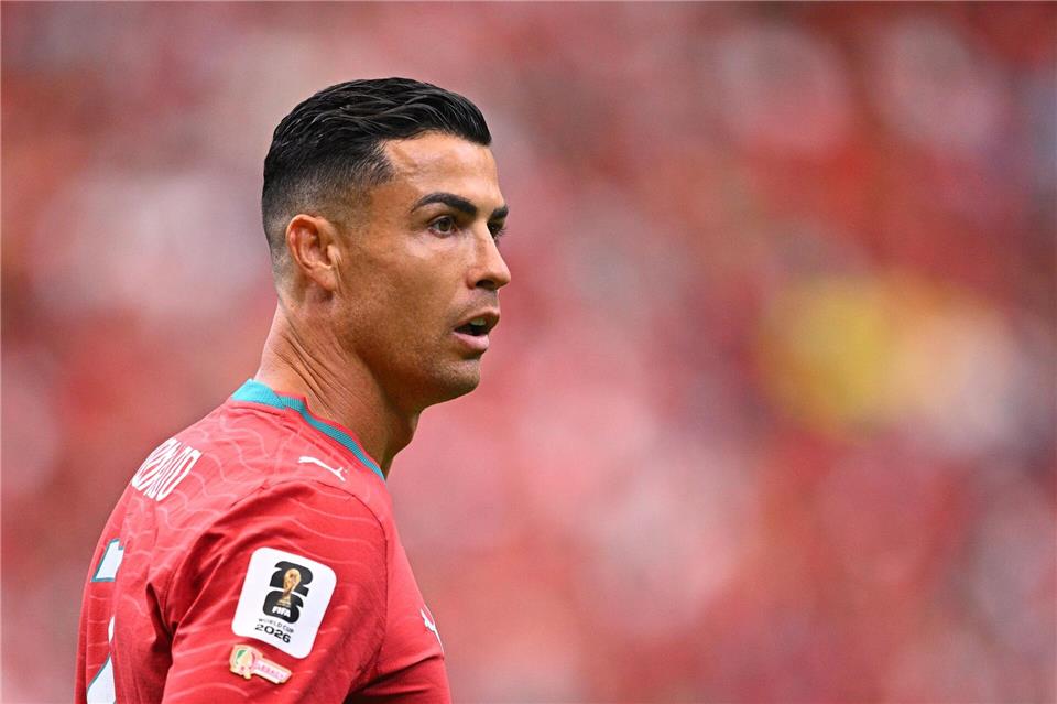 Cristiano Ronaldo spielt seine sechste WM-Endrunde.Tom Weller/dpa