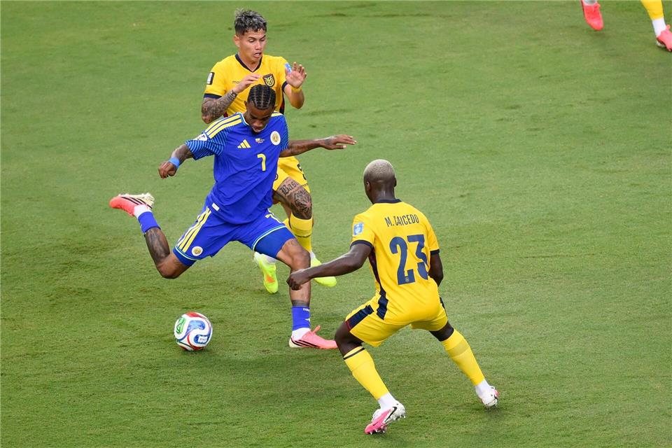 Curaçao schaffte gegen Ecuador einen Coup.Reed Hoffmann/AP/dpa