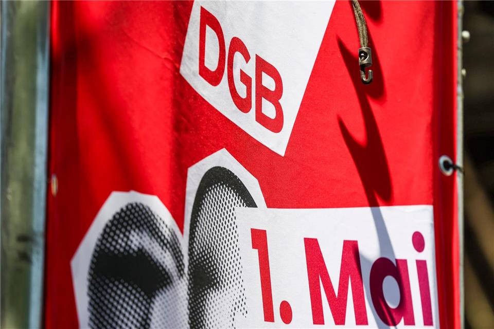 DGB: Kundgebungen und Demonstration zum 1. Mai in Thüringen (Illustration)  Christoph Reichwein/dpa