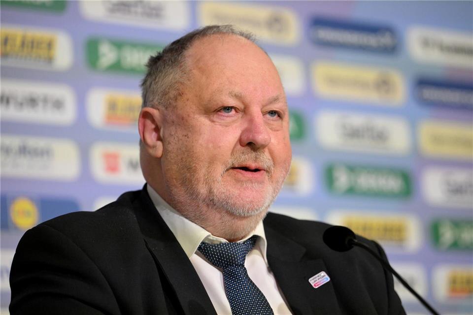 DHB-Boss Andreas Michelmann hat ein klares Bekenntnis zum Bundestrainer vermieden. (Archivbild)Marijan Murat/dpa